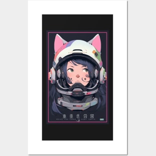 Anime Cat Girl | Quality Anime Design | Chibi Cat Girl Miaw | Manga Anime Art Posters and Art